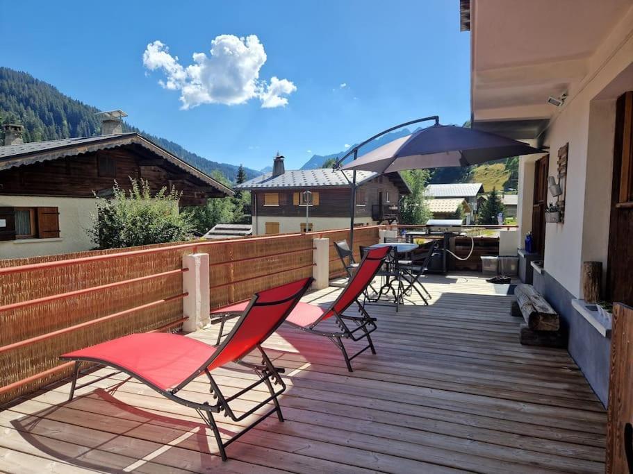 Appartement La Duchere Le Plan-La Giettaz Massif Des Aravis מראה חיצוני תמונה