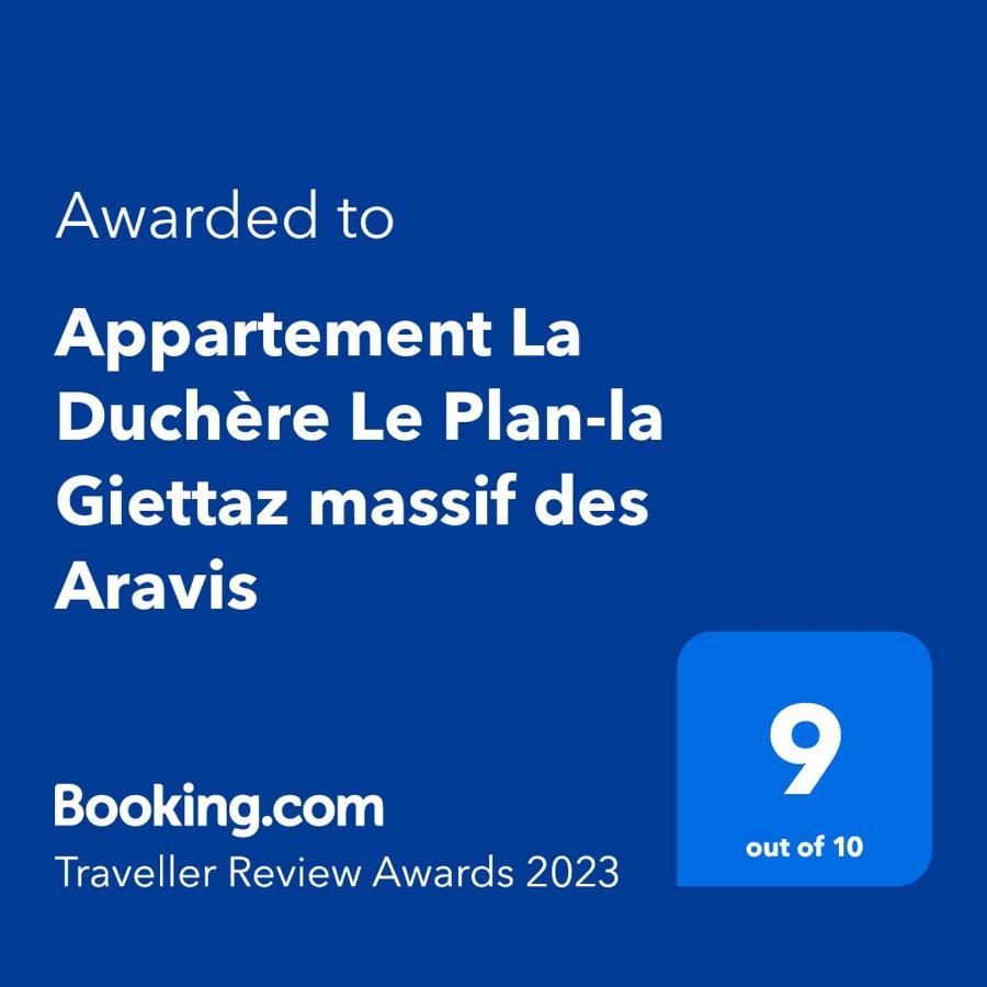 Appartement La Duchere Le Plan-La Giettaz Massif Des Aravis מראה חיצוני תמונה