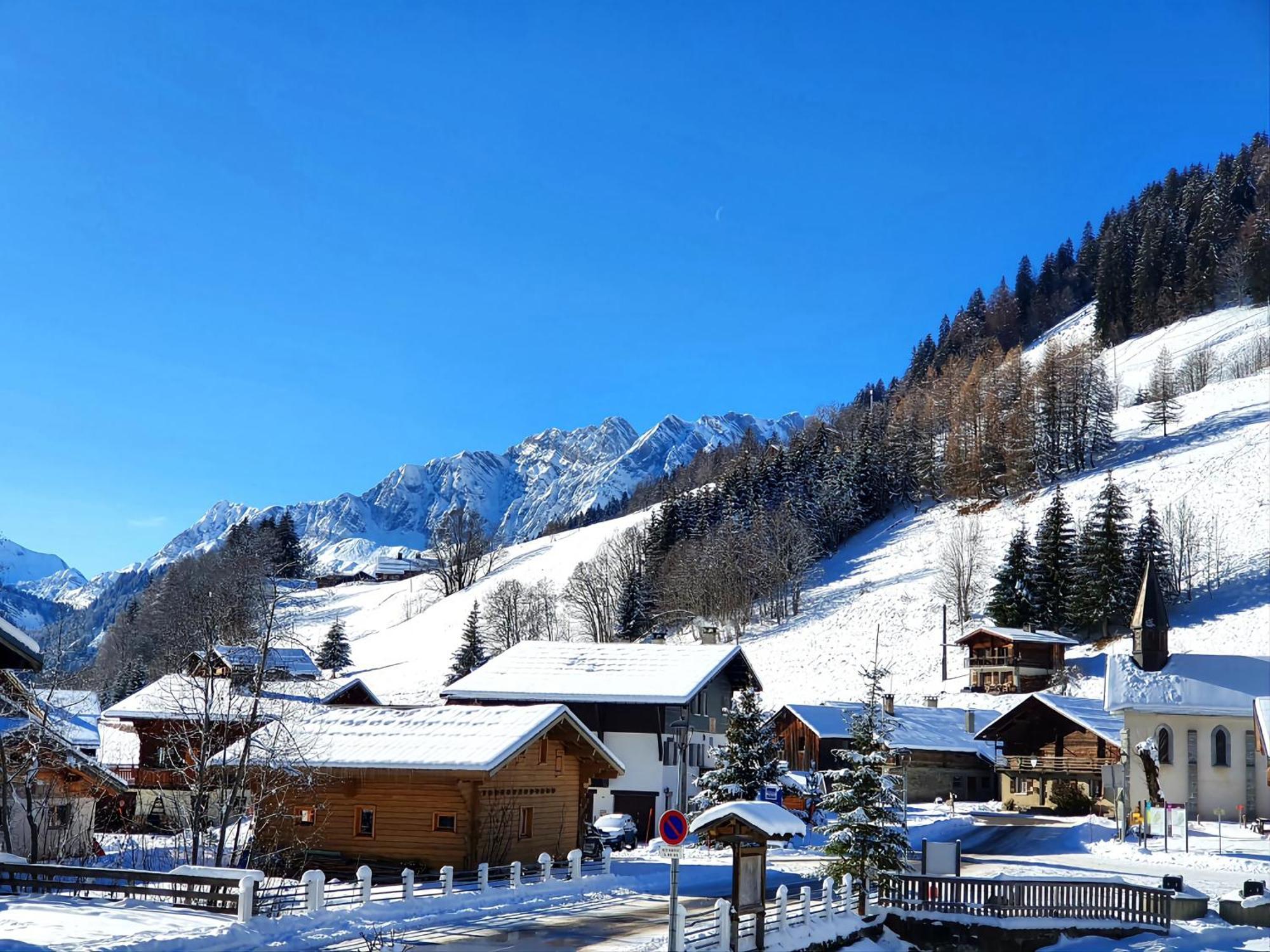 Appartement La Duchere Le Plan-La Giettaz Massif Des Aravis מראה חיצוני תמונה