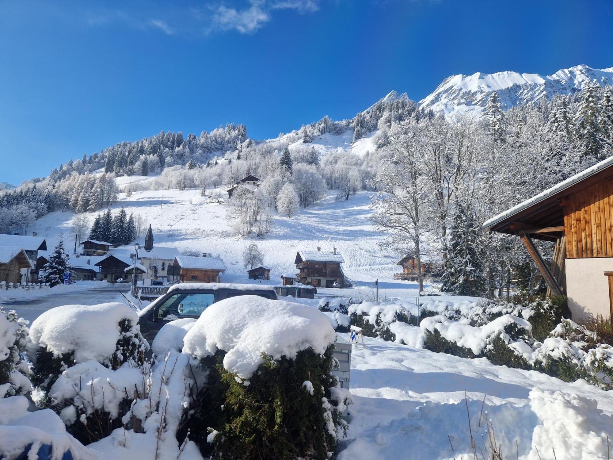 Appartement La Duchere Le Plan-La Giettaz Massif Des Aravis מראה חיצוני תמונה